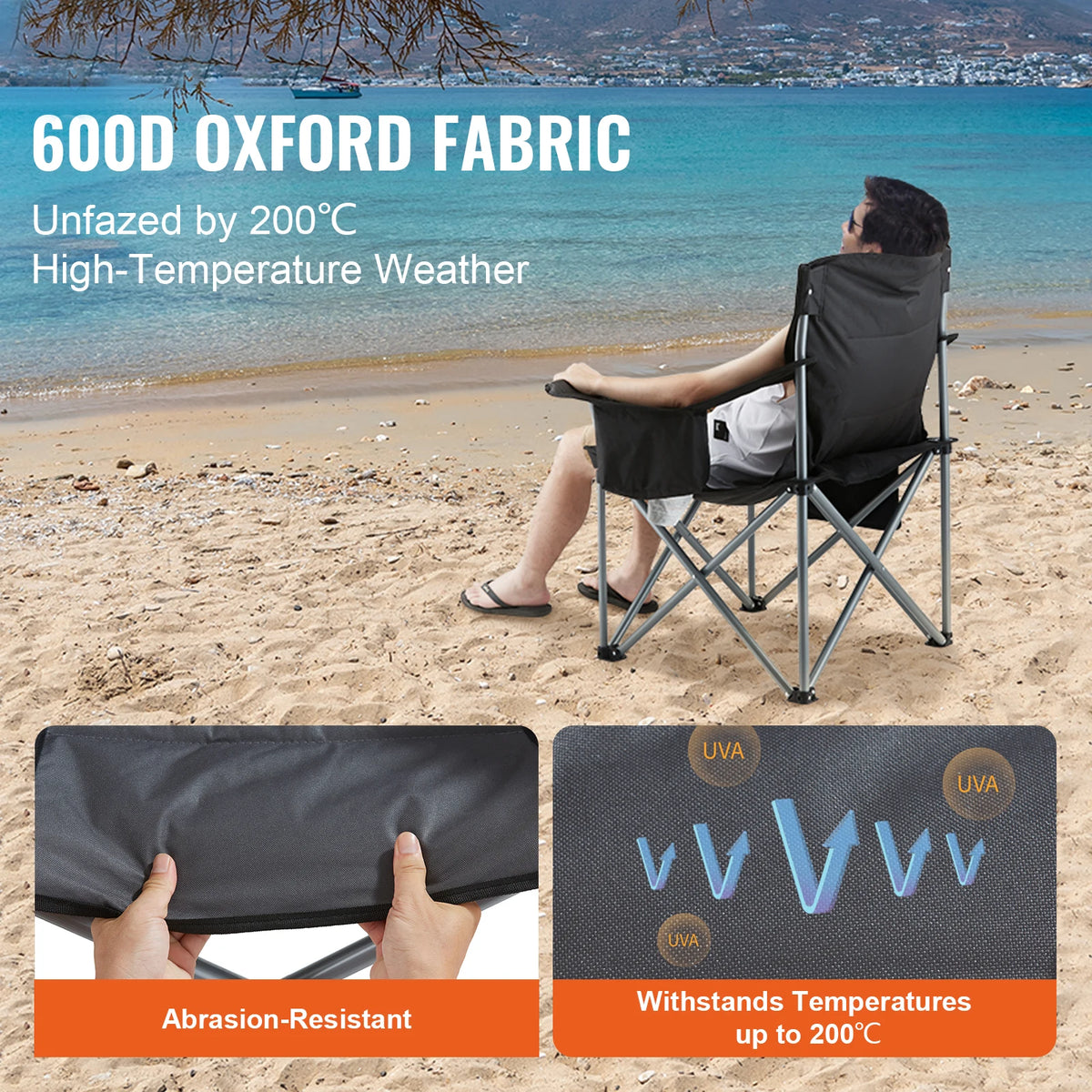 SucceBuy Outdoor Ultralight Folding Chair For Camping