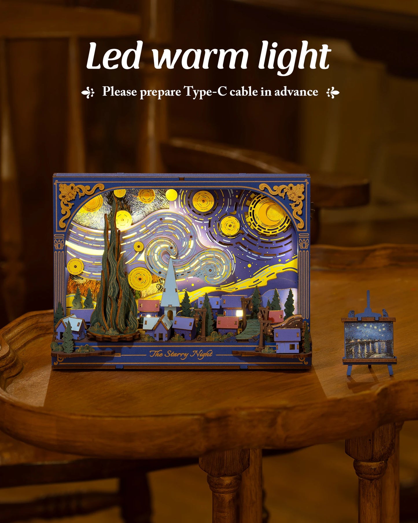 ROKR Starry Night 3D Wooden Puzzle