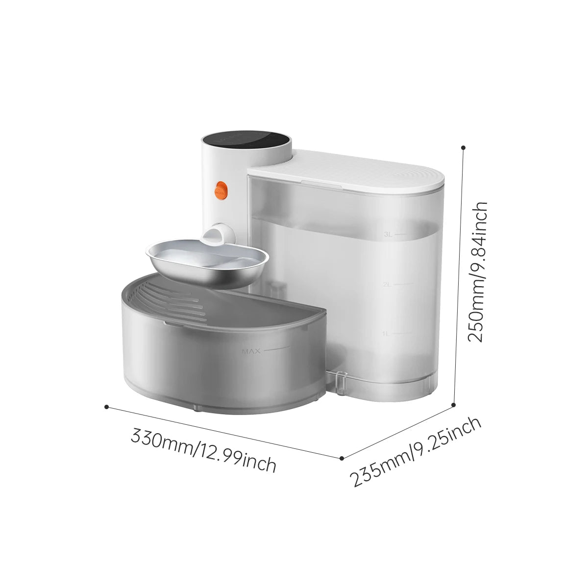 Petgravity Stainless Steel Automatic Cat Water Dispenser