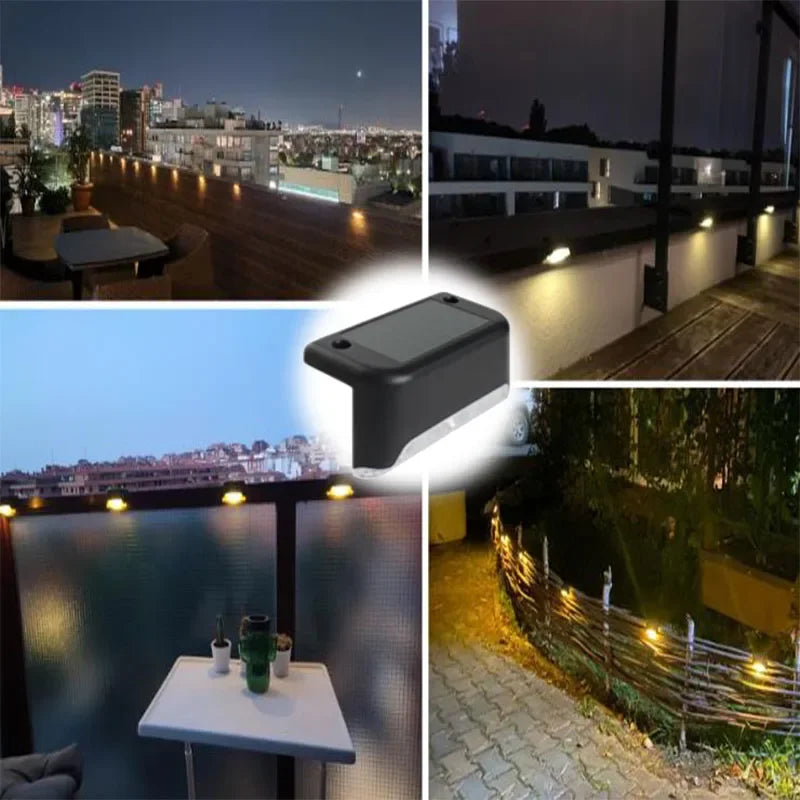 XIWANGFIRE Solar LED Step Lamp Outdoor Path Light
