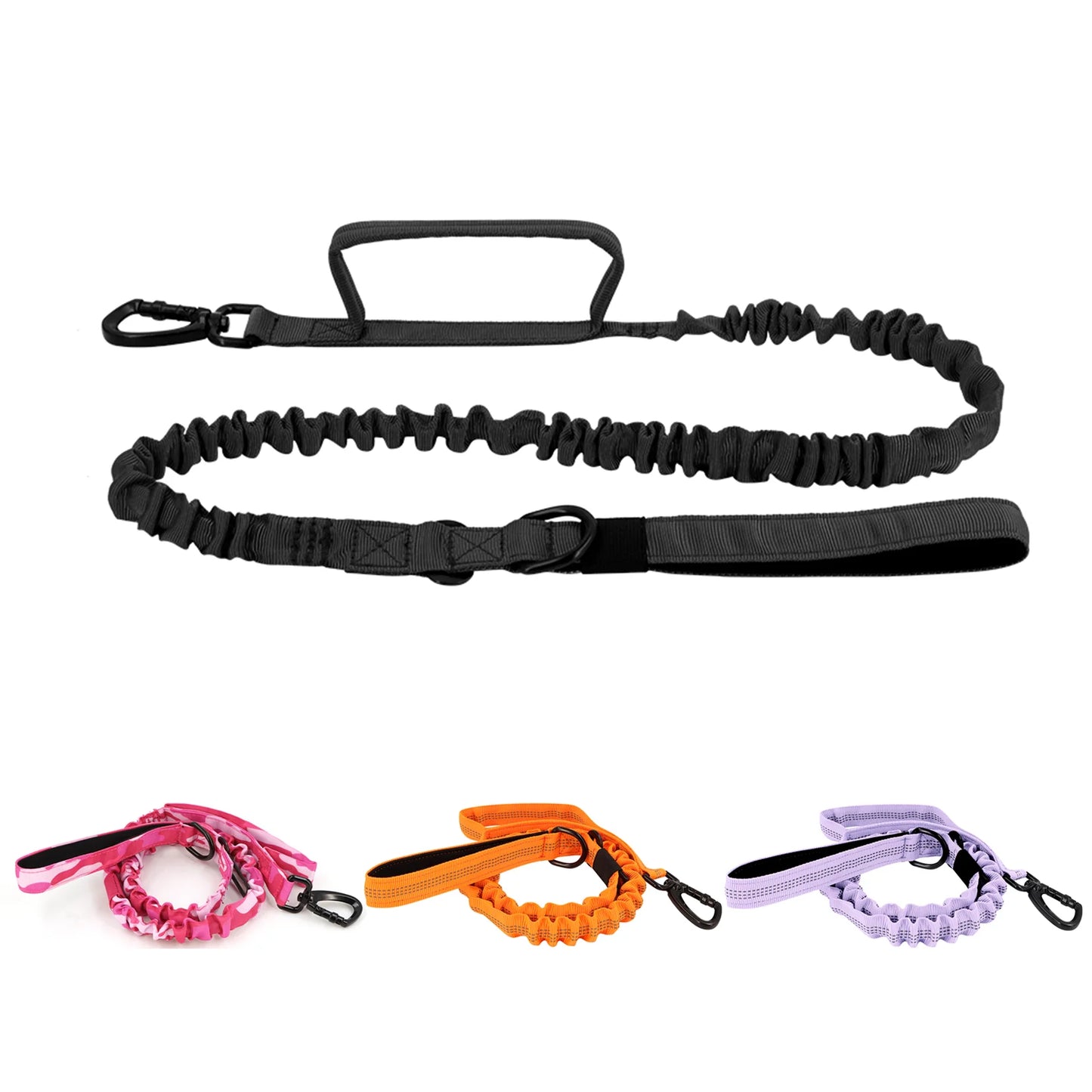 Military Tactical Dog Leash With Dual Handles