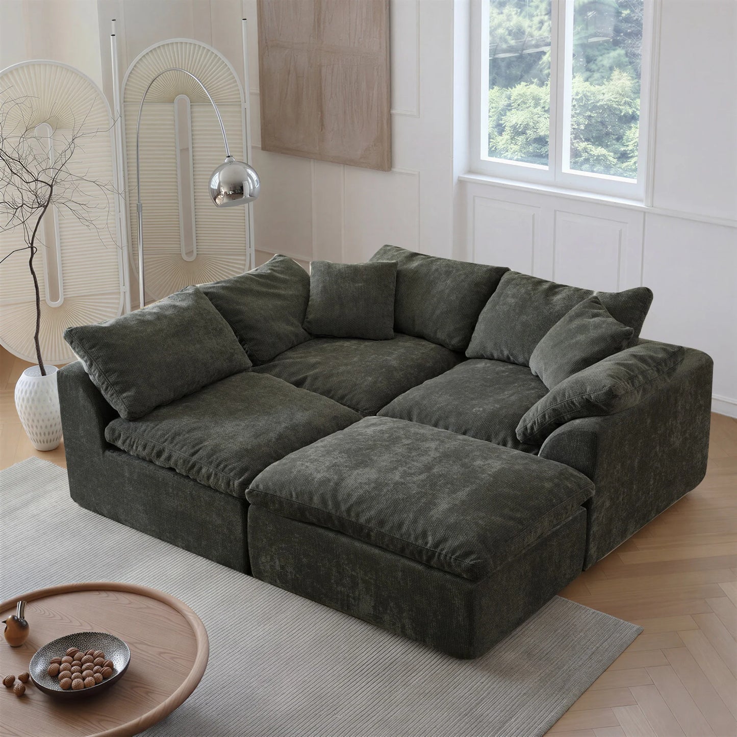 Yeflixvrau Modern Modular Sectional Sofa