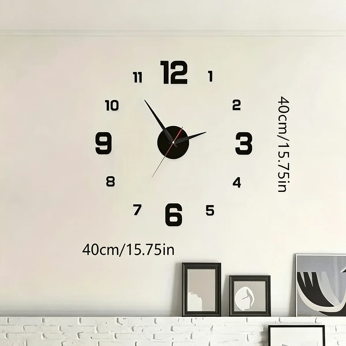 Minimalist Glow In The Dark Wall Clock