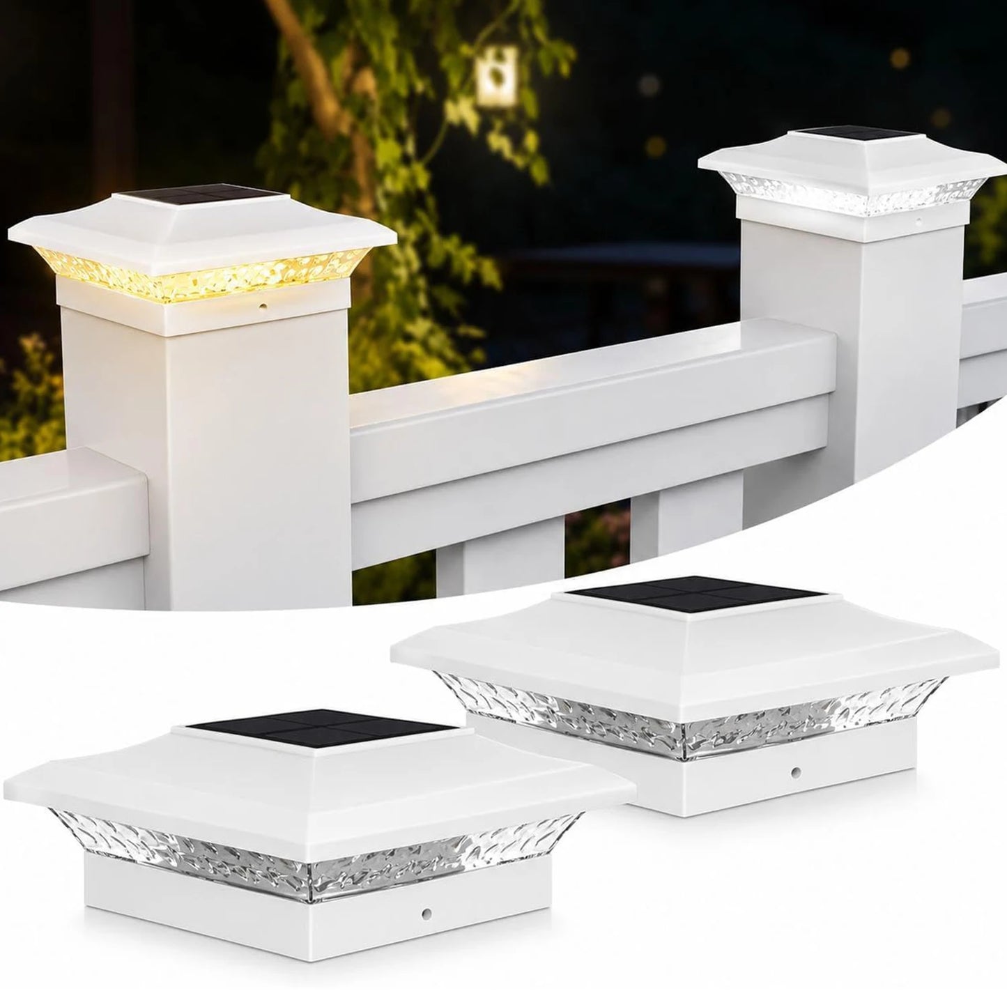 TSunrise Solar Post Light IP65 Waterproof Fence Posts