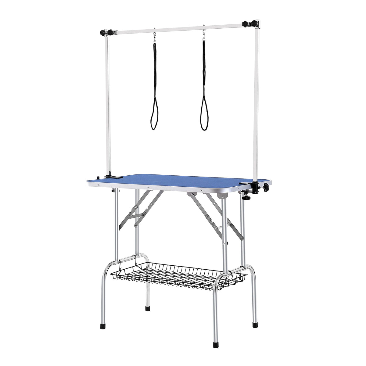 Foldable Stainless Steel Pet Grooming Table With Clamp