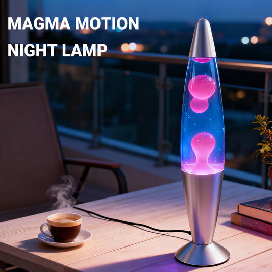 Gupup Vintage Motion Lava Night Light For Home Decor