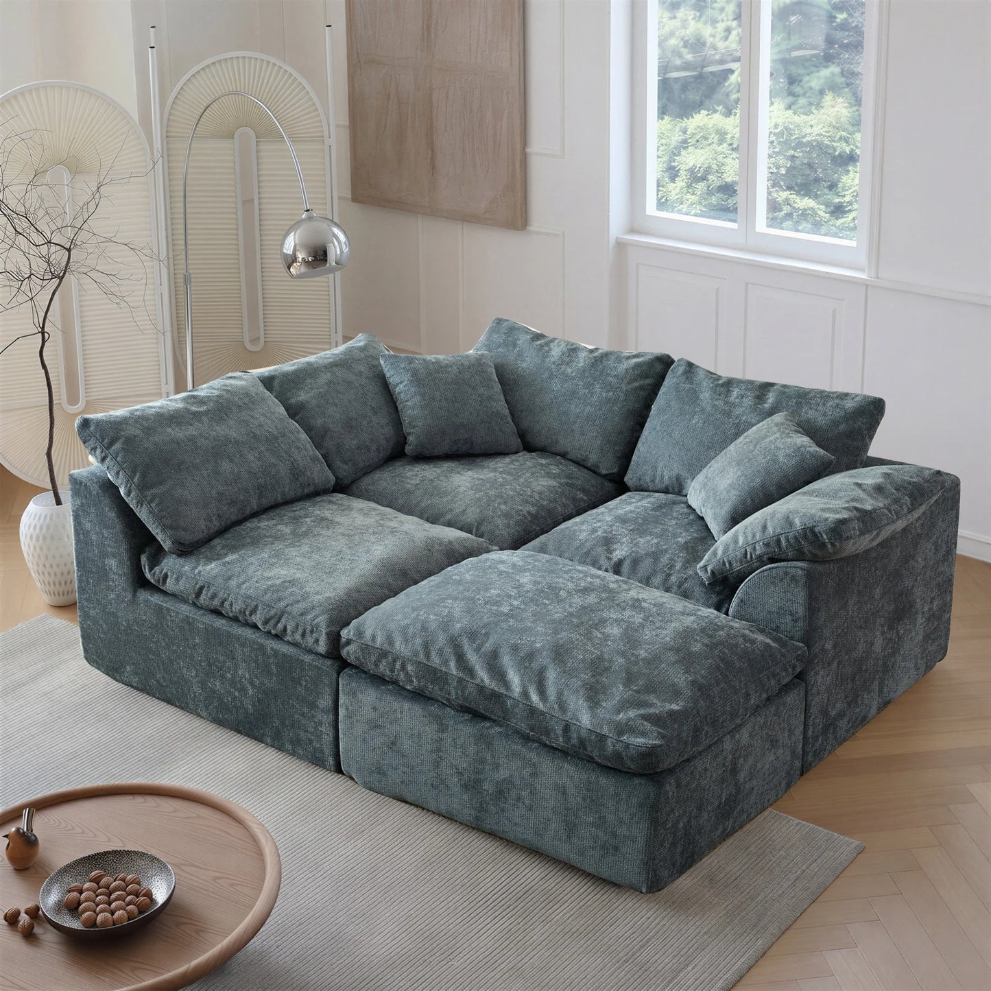 Yeflixvrau Modern Modular Sectional Sofa