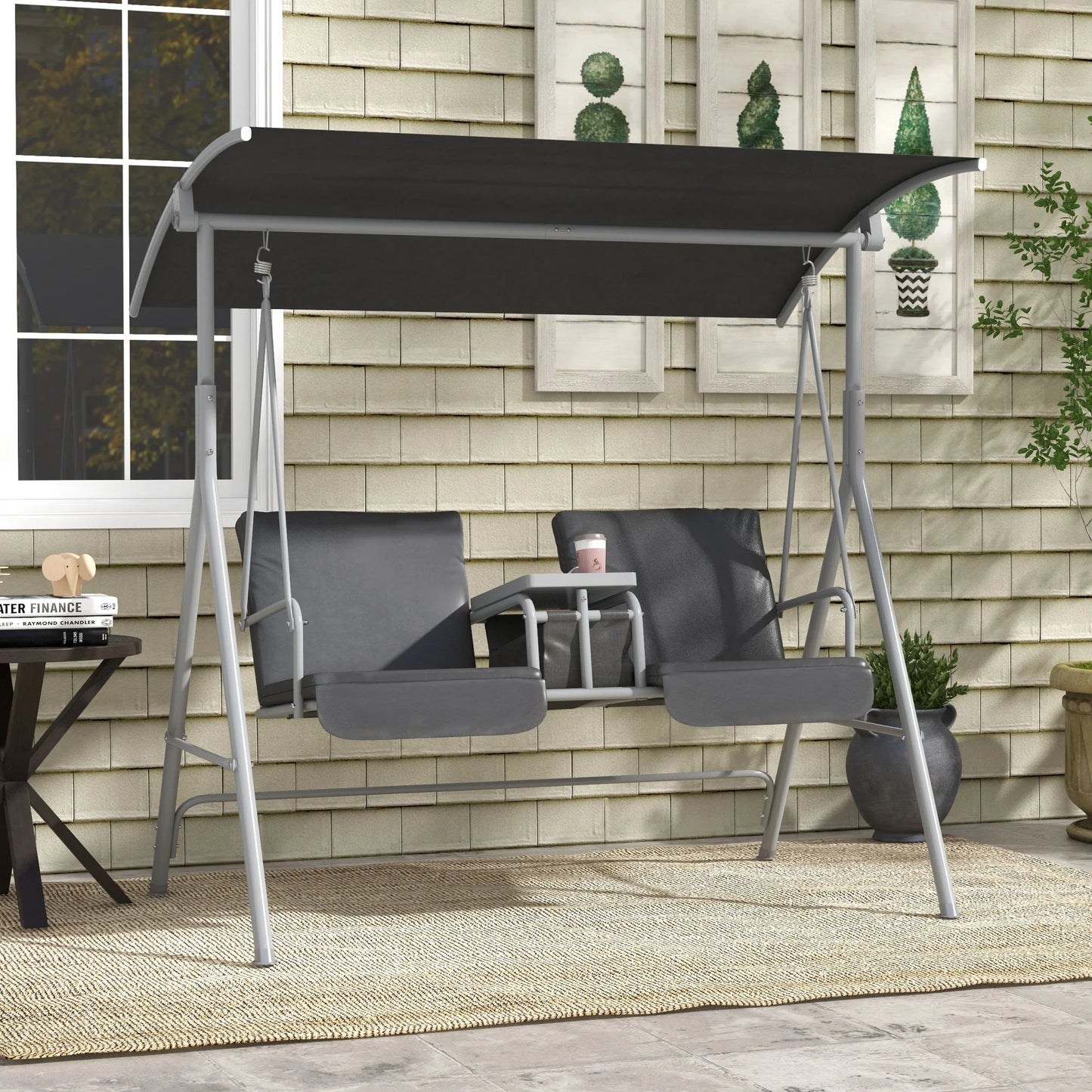 Outdoor Swing Chair Canopy For Patio Garden