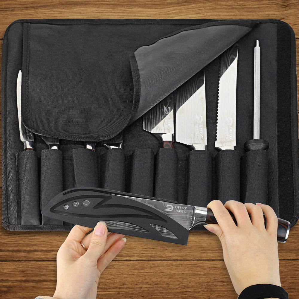 Kepeak Stainless Steel Kitchen Knife Set