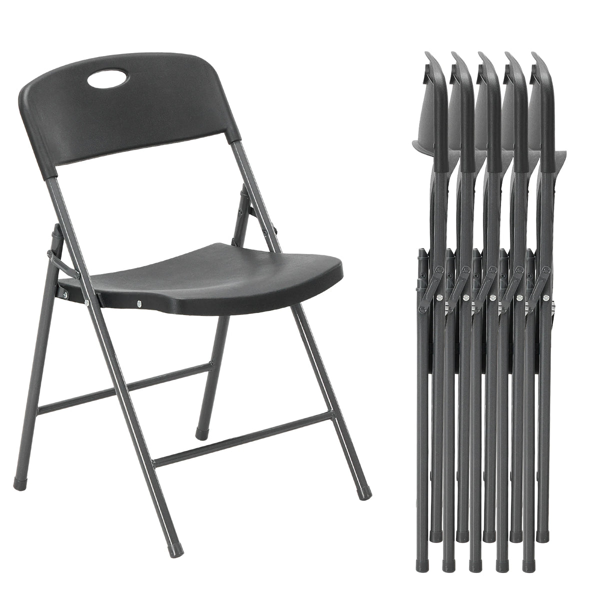 Jhk Heavy Duty Stackable Folding Chair