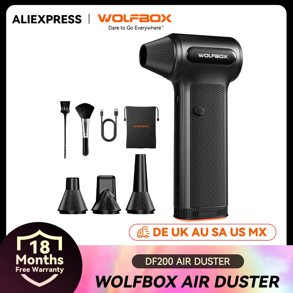 WOLFBOX DF200 Electric Fan Duster Air Blower