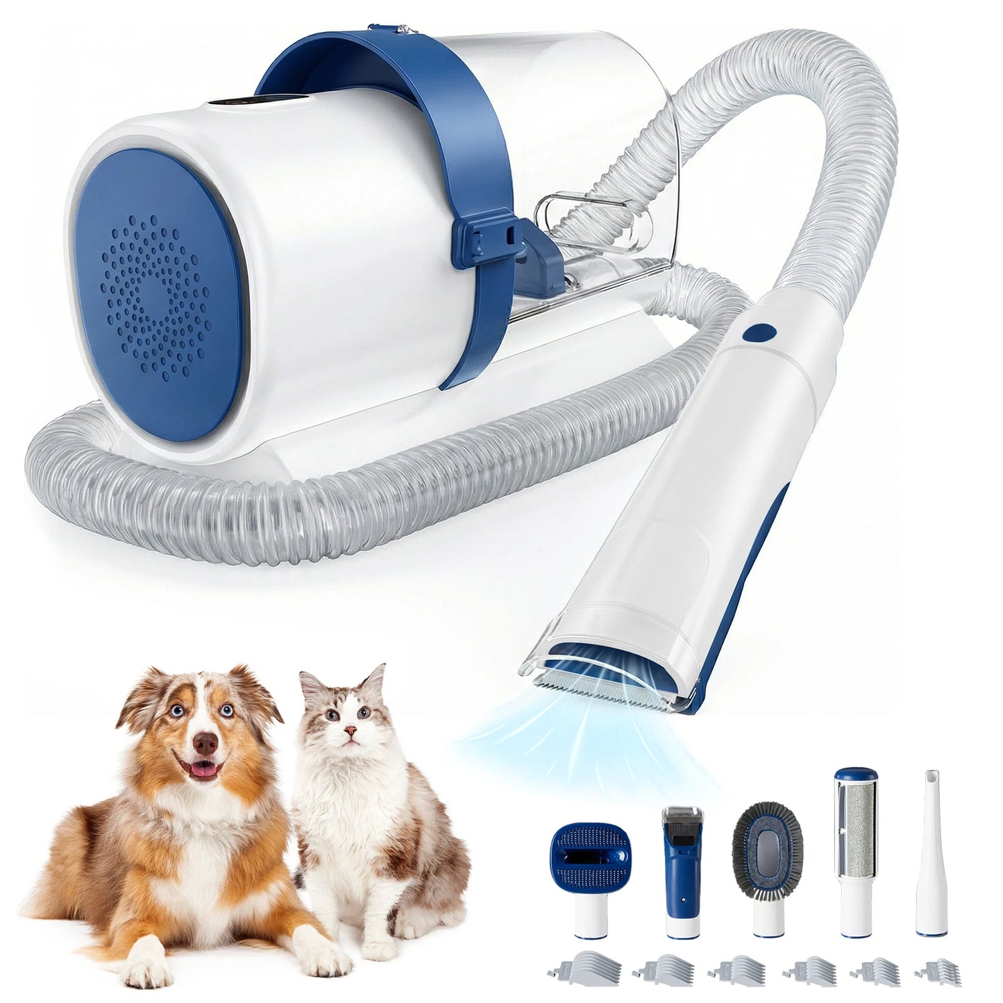 Professional Pet Grooming Vacuum With Clipper Kit