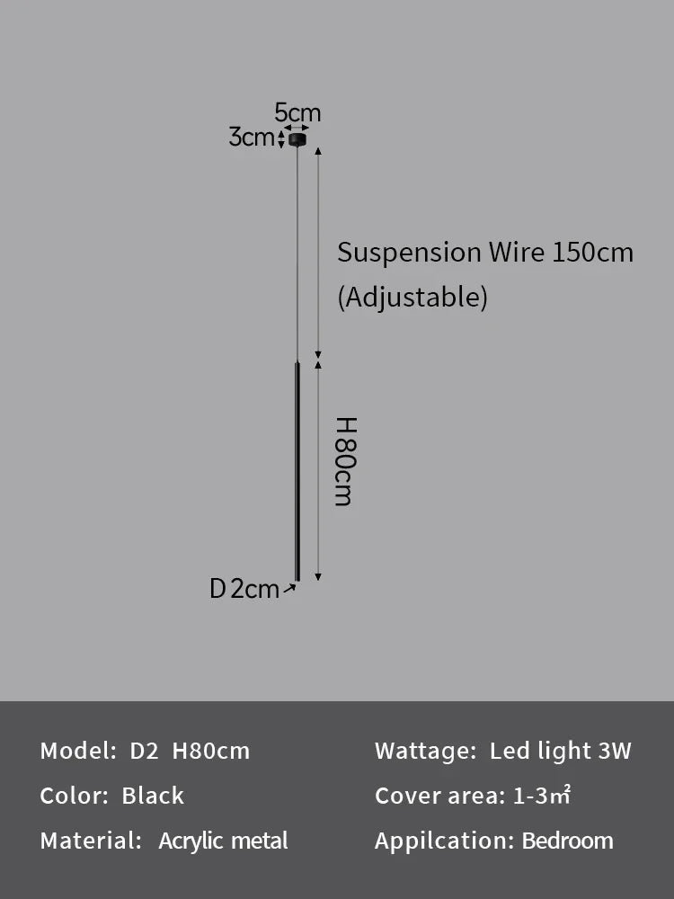 SaloEElaitte Modern Minimalist LED Pendant Lights