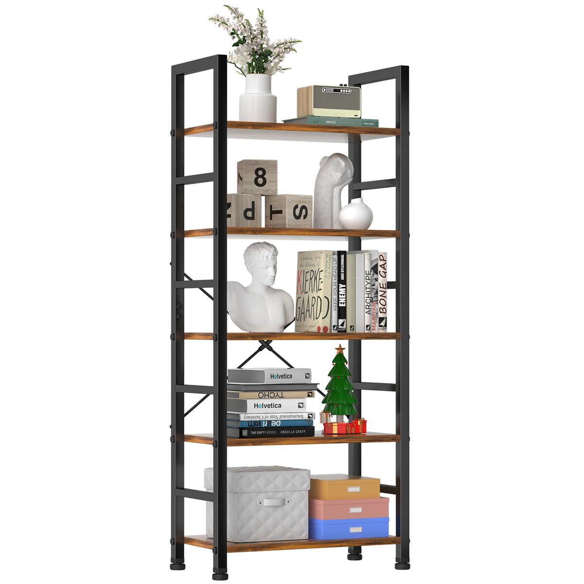 MCQ Wooden Standing Display Bookshelf