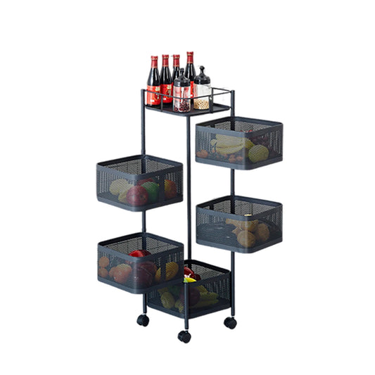 HobbyLane Five Layer 360 Degree Rotatable Trolley Rack