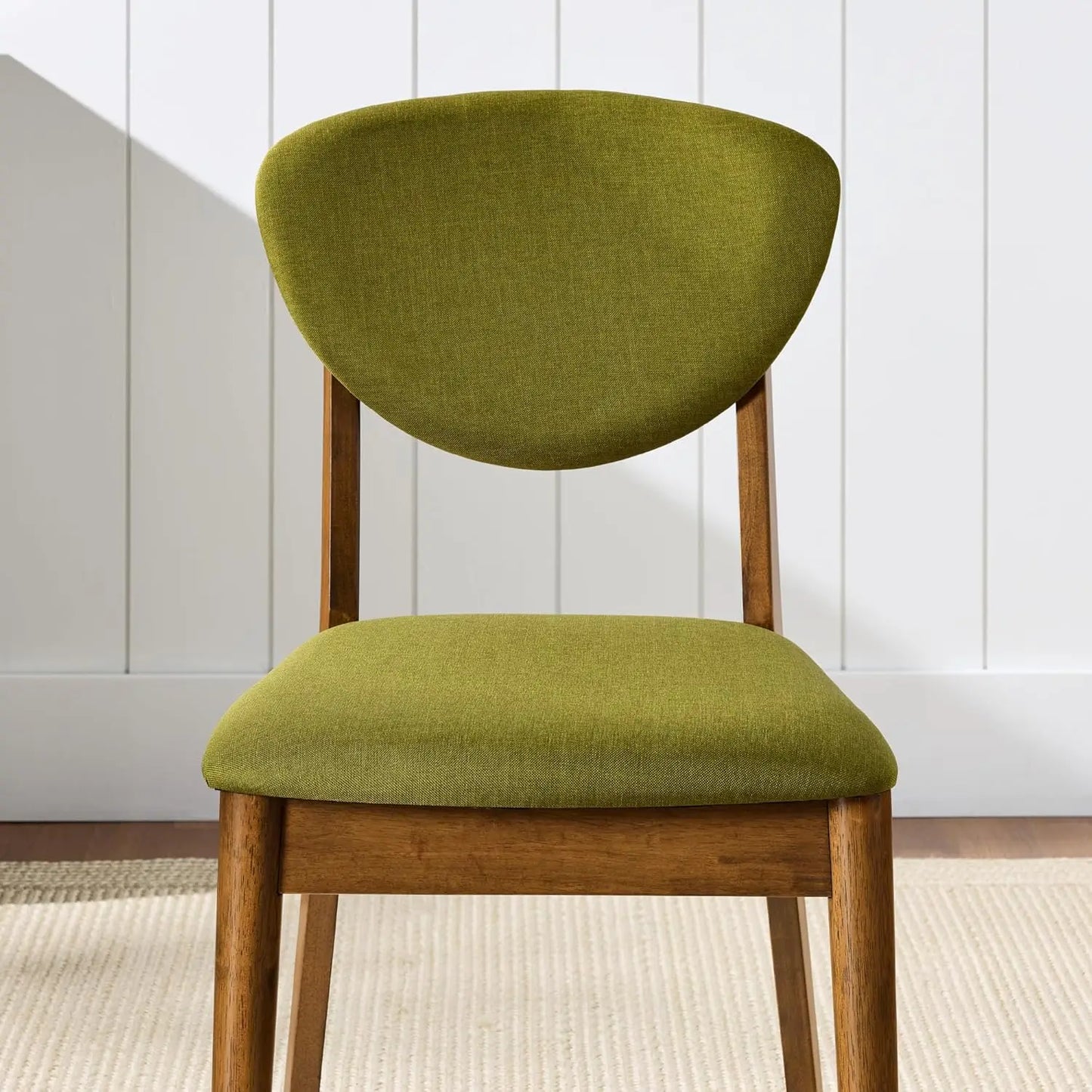 Dining Chairs Set Of 2 Mid-Century Modern Upholstered