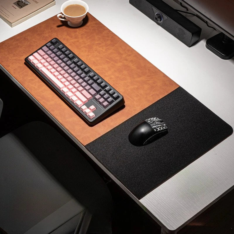 Xummen Double Sided Waterproof Leather Desk Mat