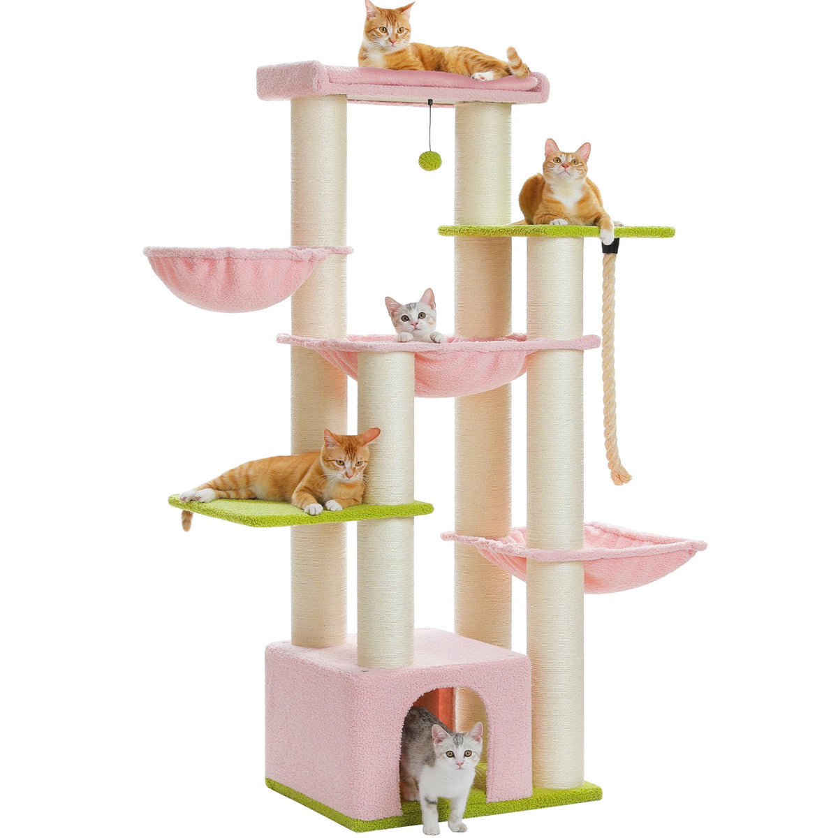 Pawz Road Large Multilevel Cat Tree With Hammock