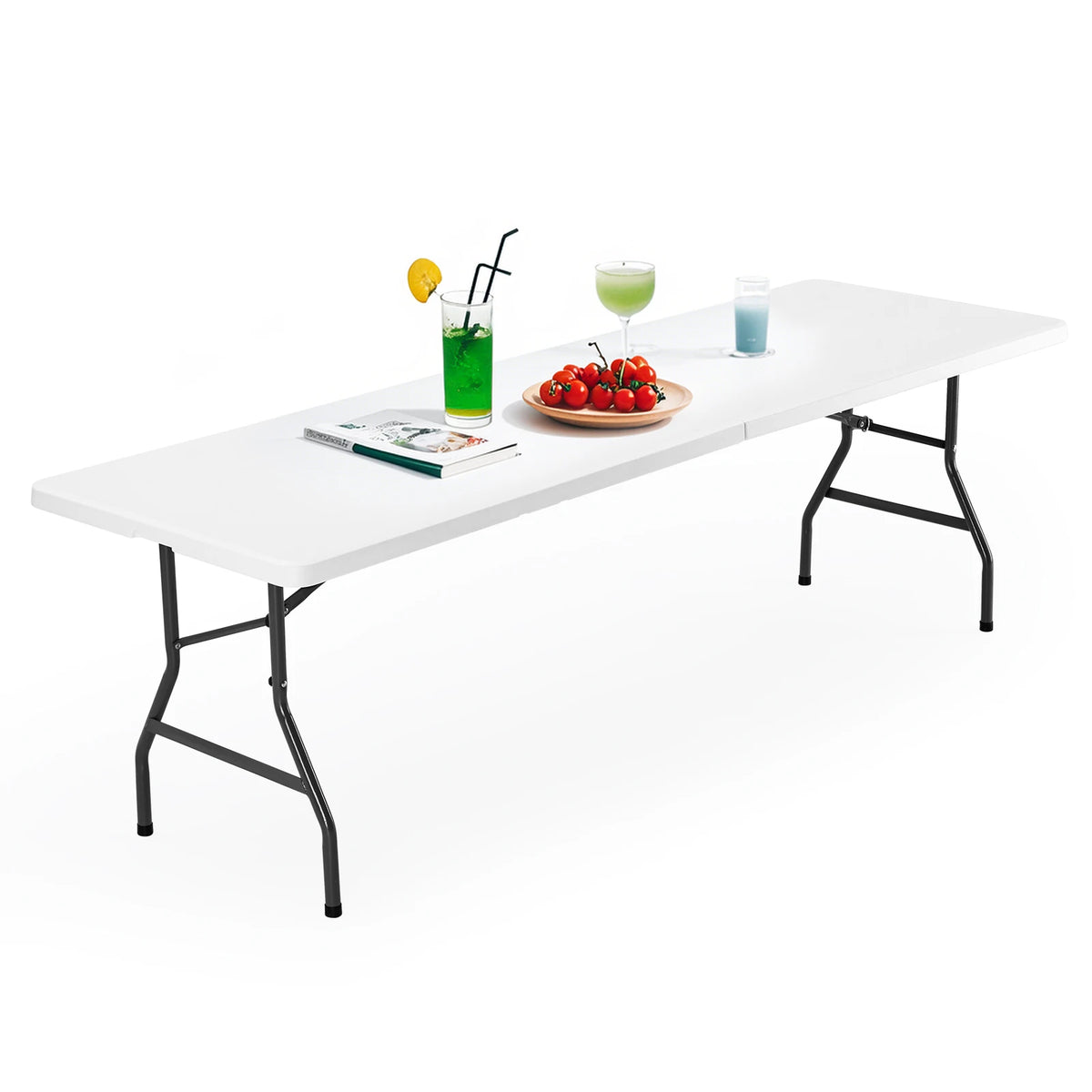 JHK Portable Folding Indoor Outdoor Utility Table