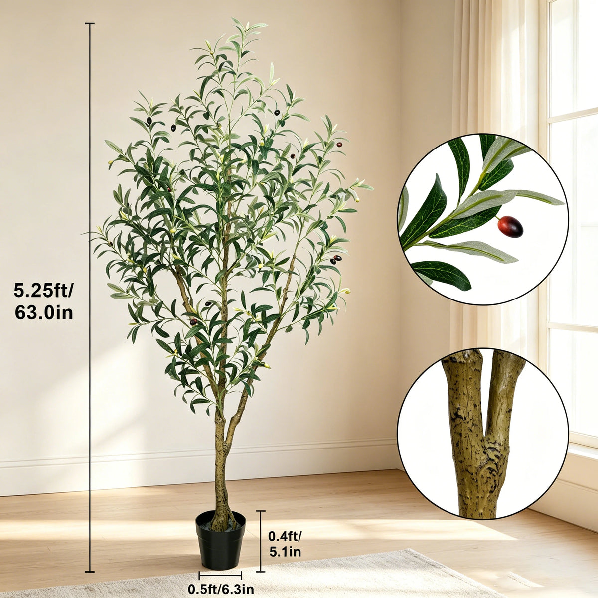 Olitree Artificial Olive Tree for Home Decor