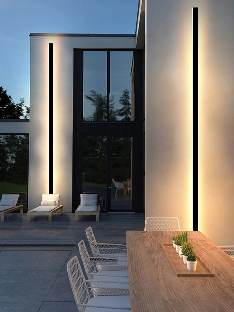 TES Outdoor Waterproof Wall Lamp IP65 LED Strip Light