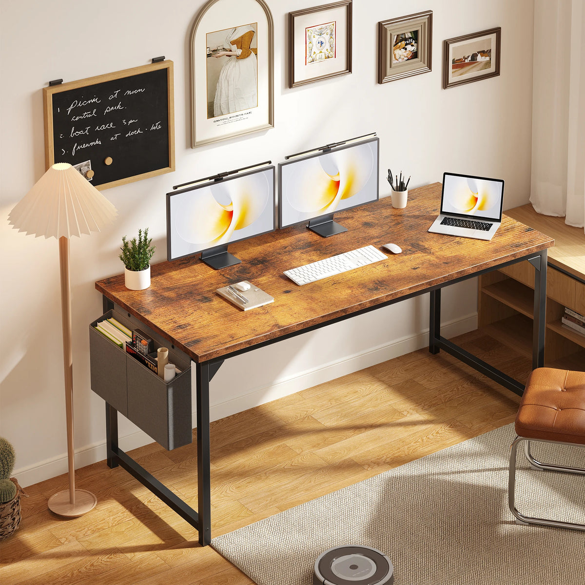 JHK Computer Gaming Desk With Storage Bag