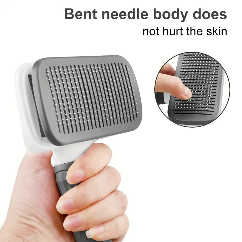 Universal Pet Detangling Brush For Knots And Mats