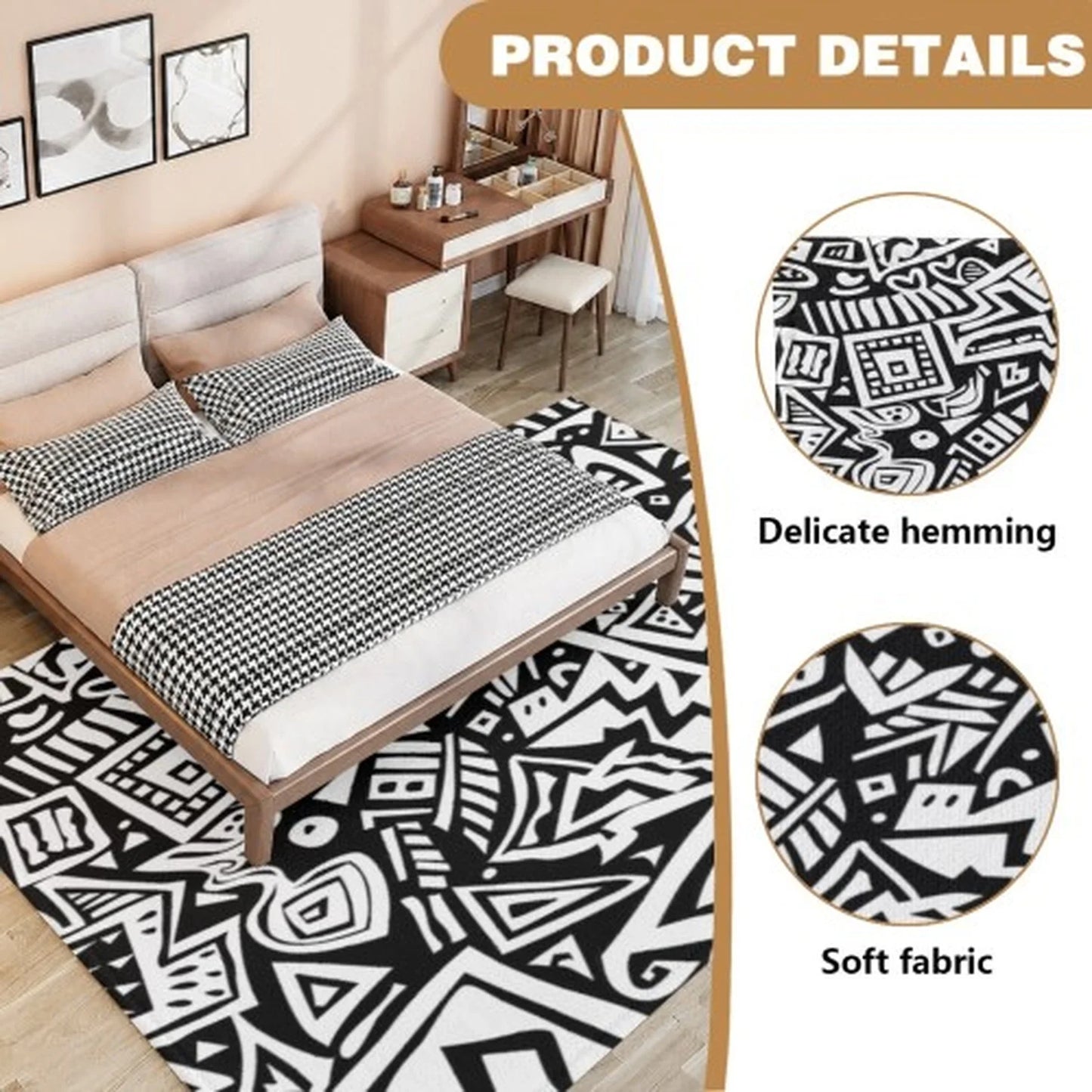 Halloween Pumpkin Area Rug For Living Room Decor