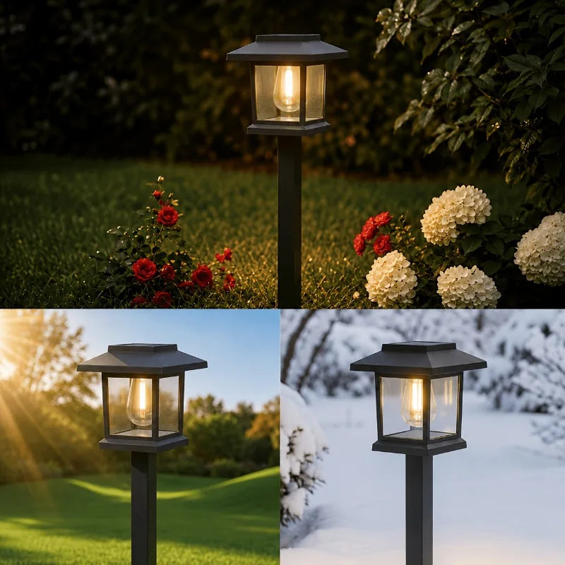 ZTree Solar Pathway Lights Outdoor Waterproof Auto On Off