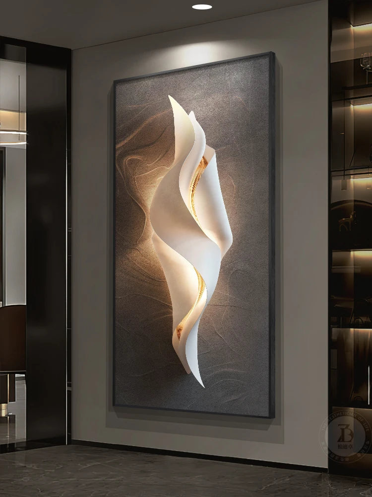 XZLUSTER Modern Crystal LED Mural Wall Lamp