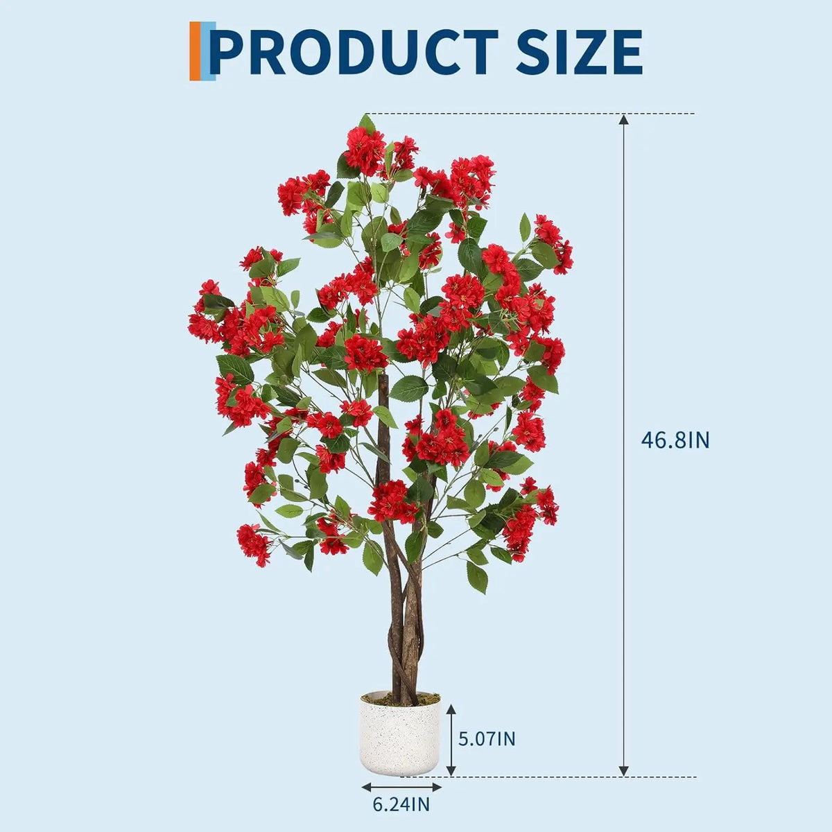 HiMISS Artificial Osmanthus Tree With Lifelike Flowers
