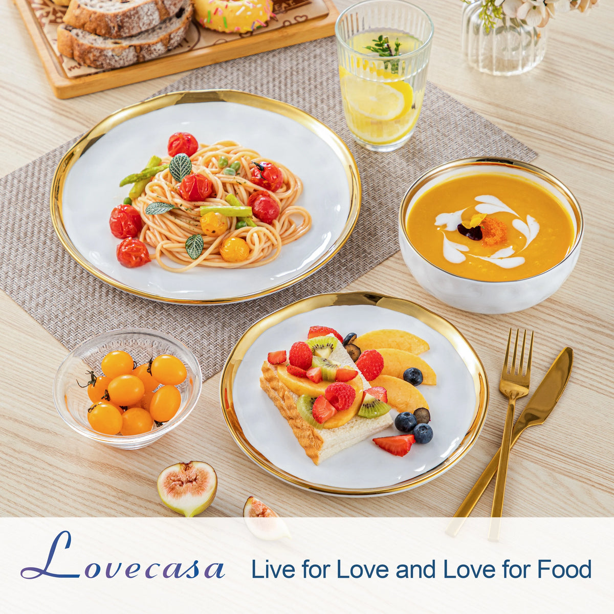 Malacasa Ceramic Dinnerware Set