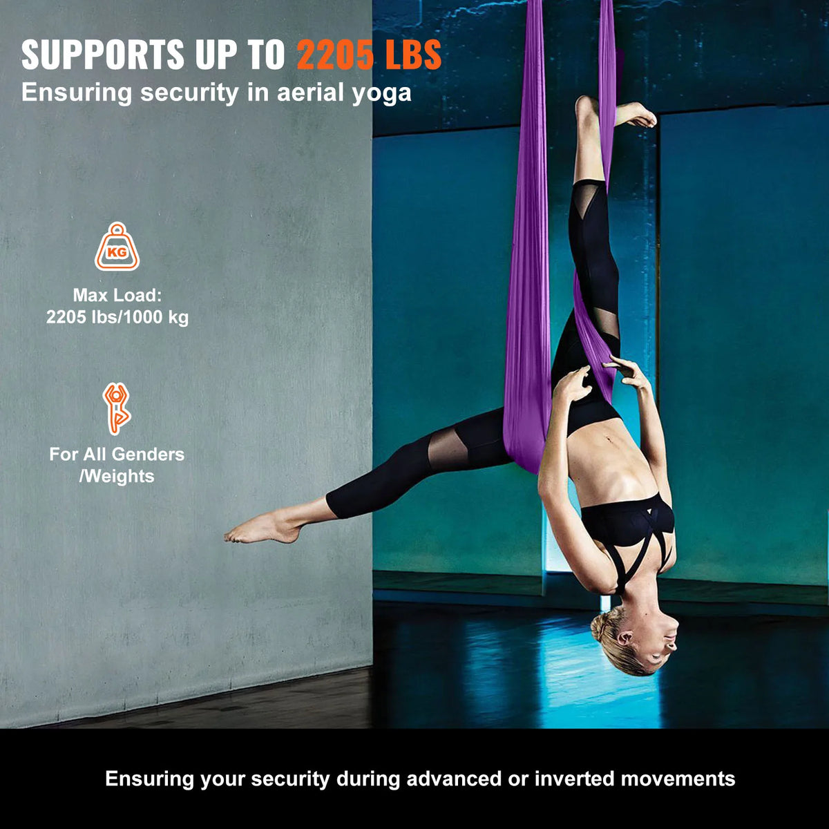 Vevor Premium Nylon Aerial Yoga Hammock Kit