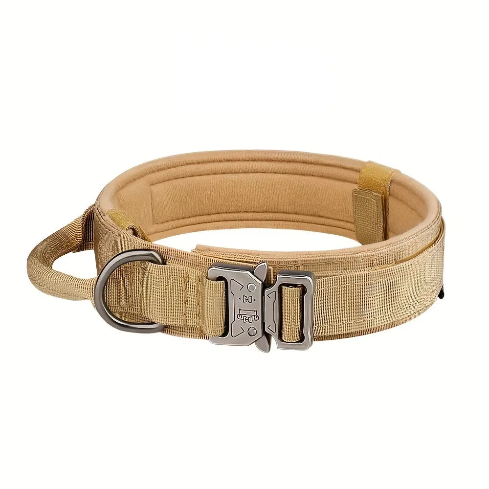 Adjustable Tactical Dog Training Collar With Leash Set
