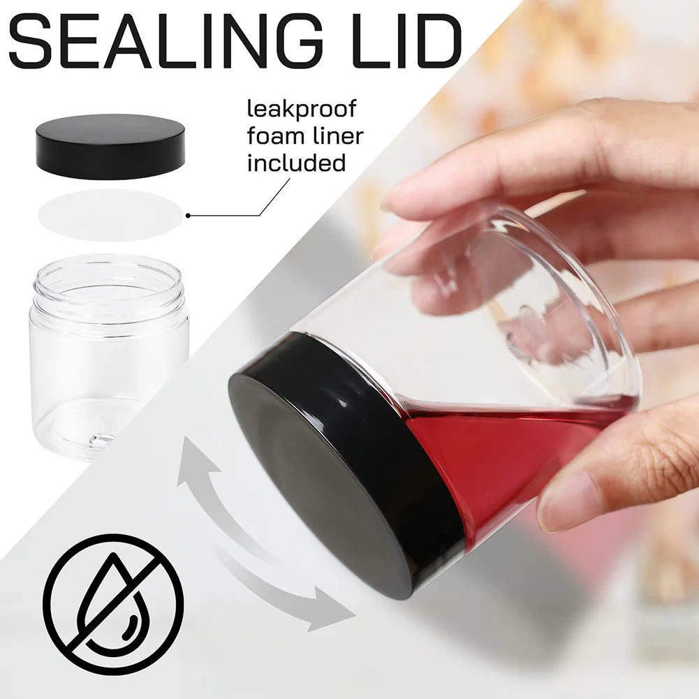 Transparent Sealed Kitchen Food Storage Jars