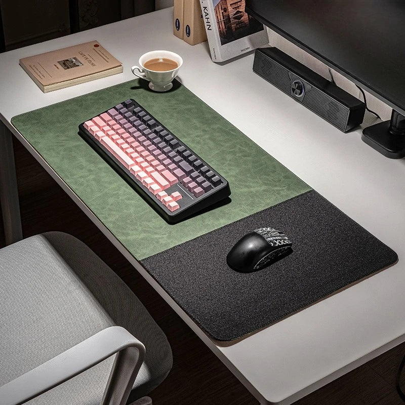Xummen Double Sided Waterproof Leather Desk Mat