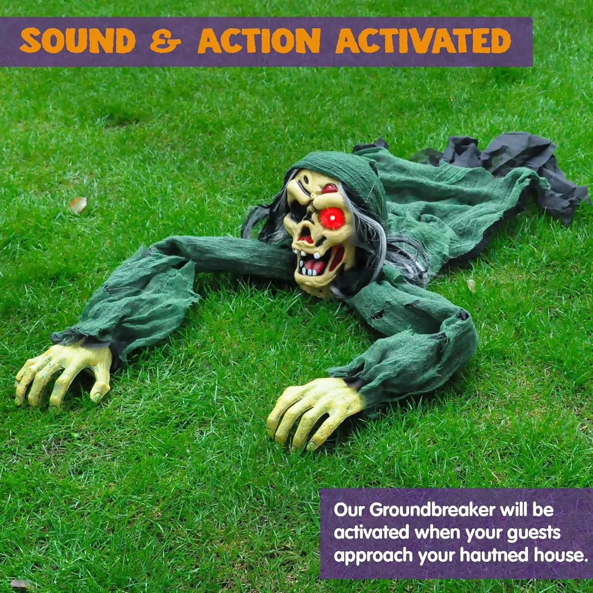 Joyfy Zombie Groundbreaker Halloween Prop
