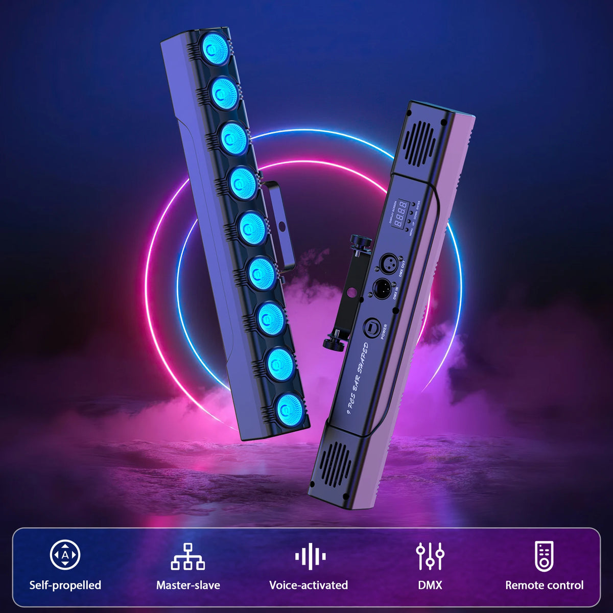 Rudderstar 9 Led Rgbw Dmx Wall Wash Light