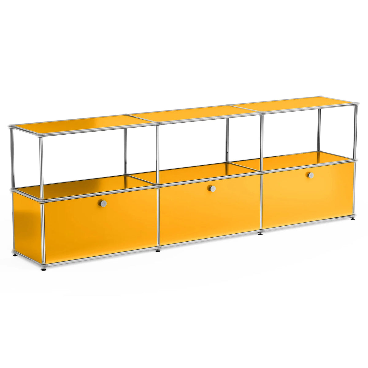 Modern Stainless Steel Storage Cabinet TV Stand