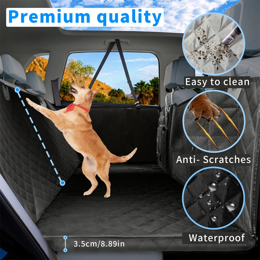 BINGOPAW Waterproof Dog Car Seat Cover Extender Hammock