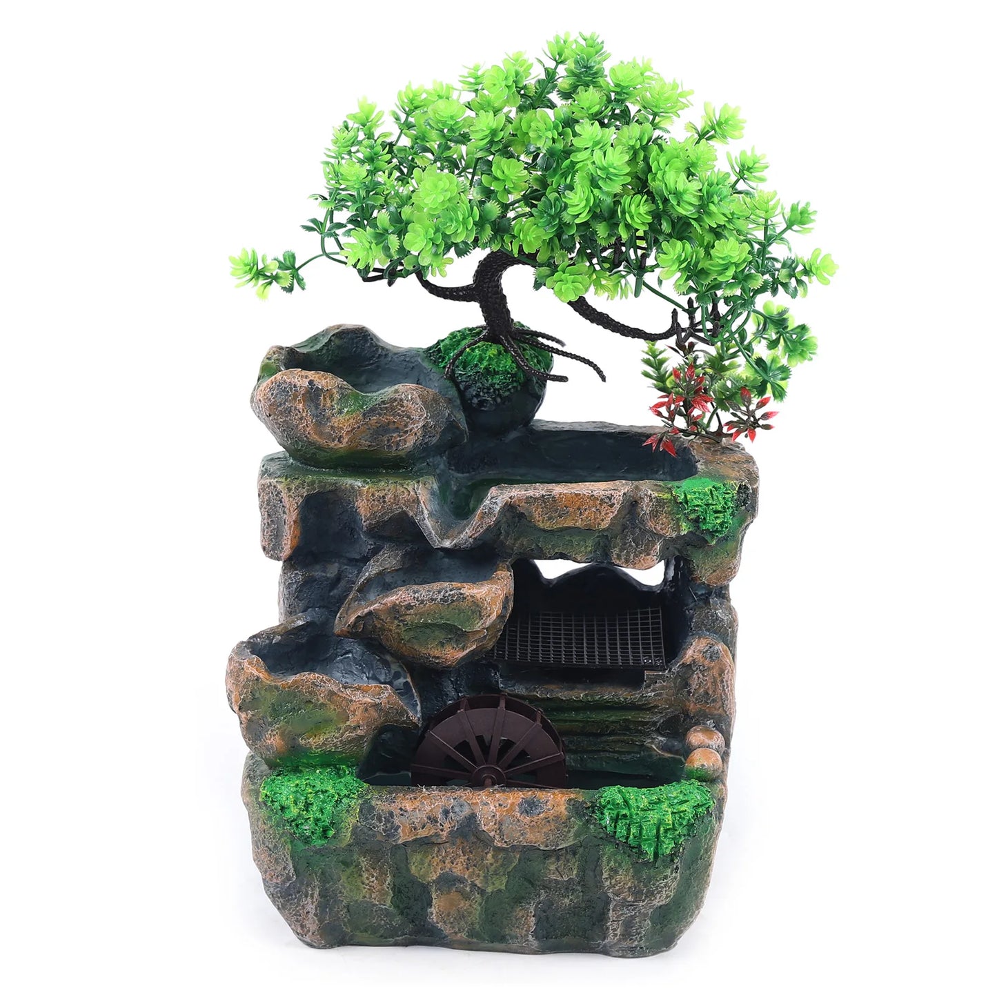 Indoor Desktop Waterfall Fountain With LED Lighting
