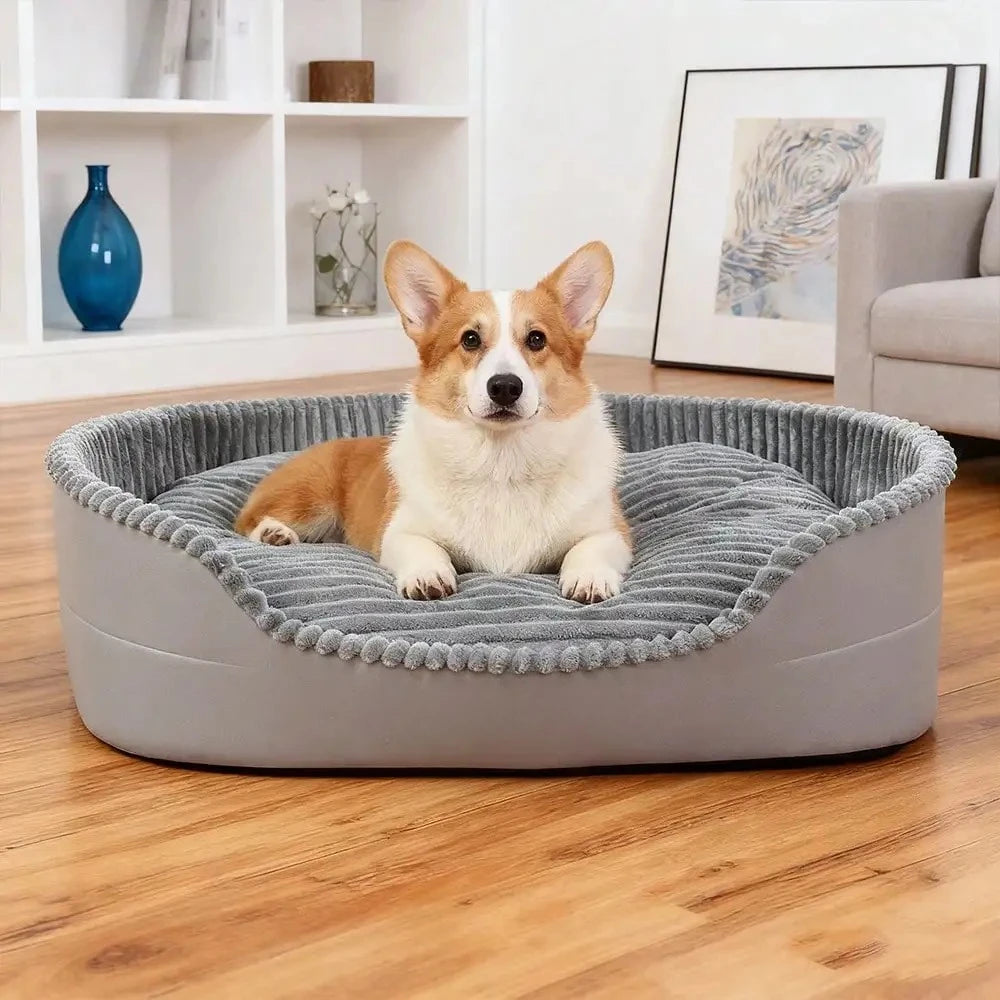 Soft Plush Cotton Pet Bed For Dogs And Cats