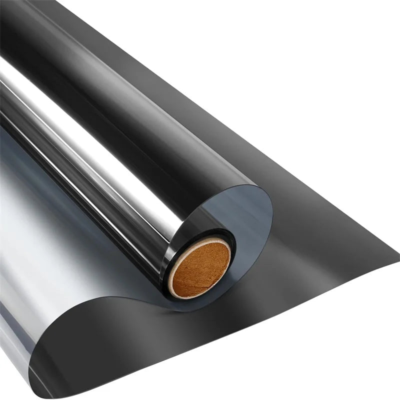 Daytime Privacy Window Film Non-Adhesive Cling Heat Control