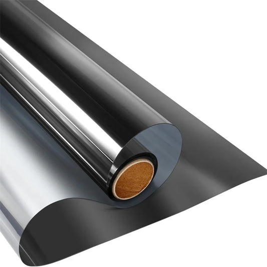 Daytime Privacy Window Film Non-Adhesive Cling Heat Control