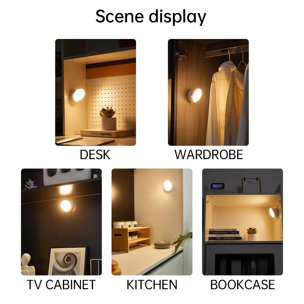 Liuyangmao USB Rechargeable Motion Sensor LED Night Light