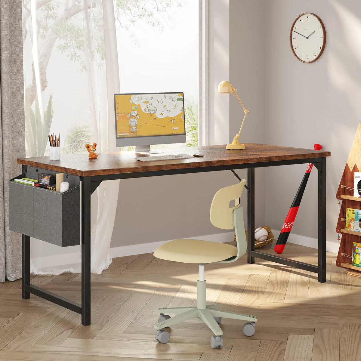 JHK Computer Gaming Desk With Storage Bag