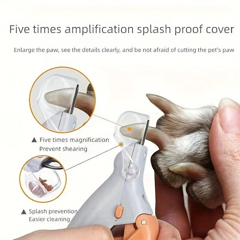 LED Pet Nail Clippers With Built In Light