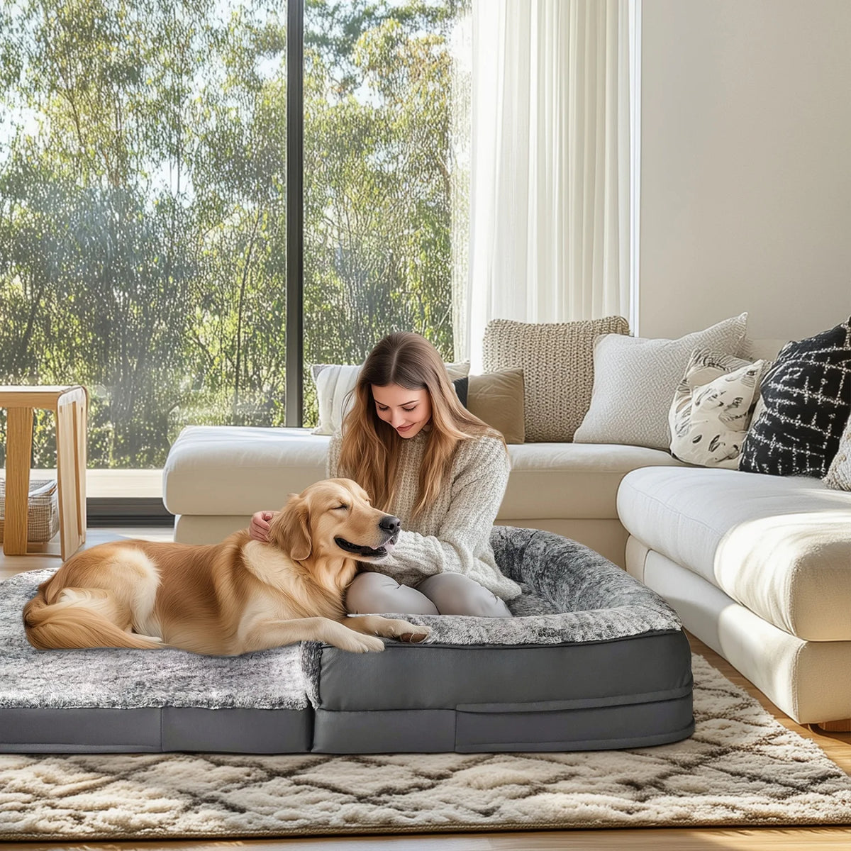 Bingopaw Orthopedic Human Dog Bed