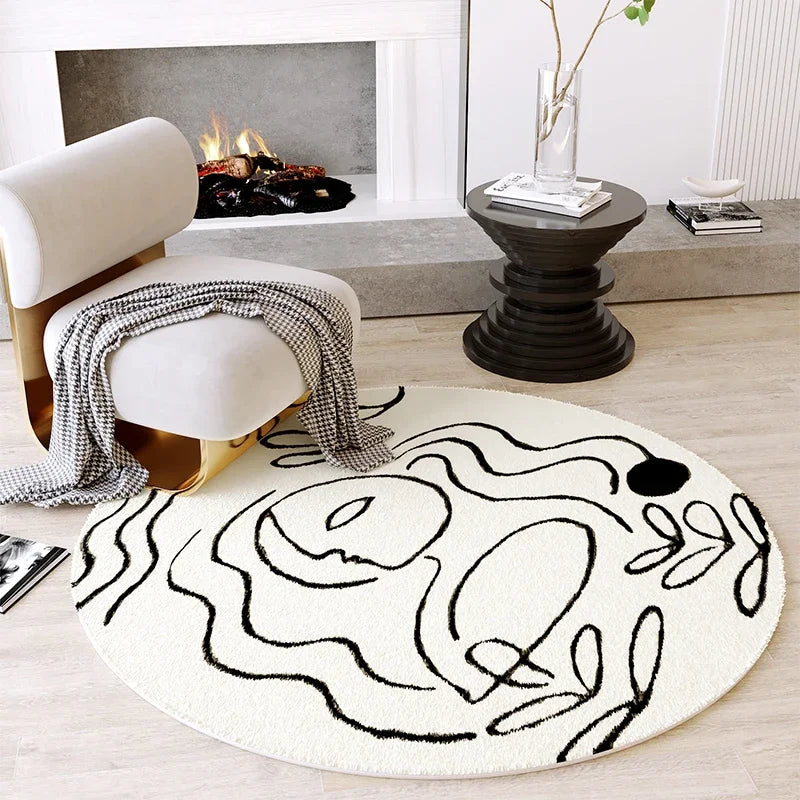 Fluffy Soft Plush Rug For Living Room And Bedroom