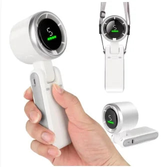 Portable Foldable Mini Fan With Led Display